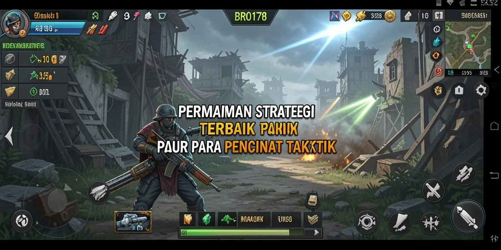 Tampilan gameplay strategis yang mendalam dan menarik di BRO178.