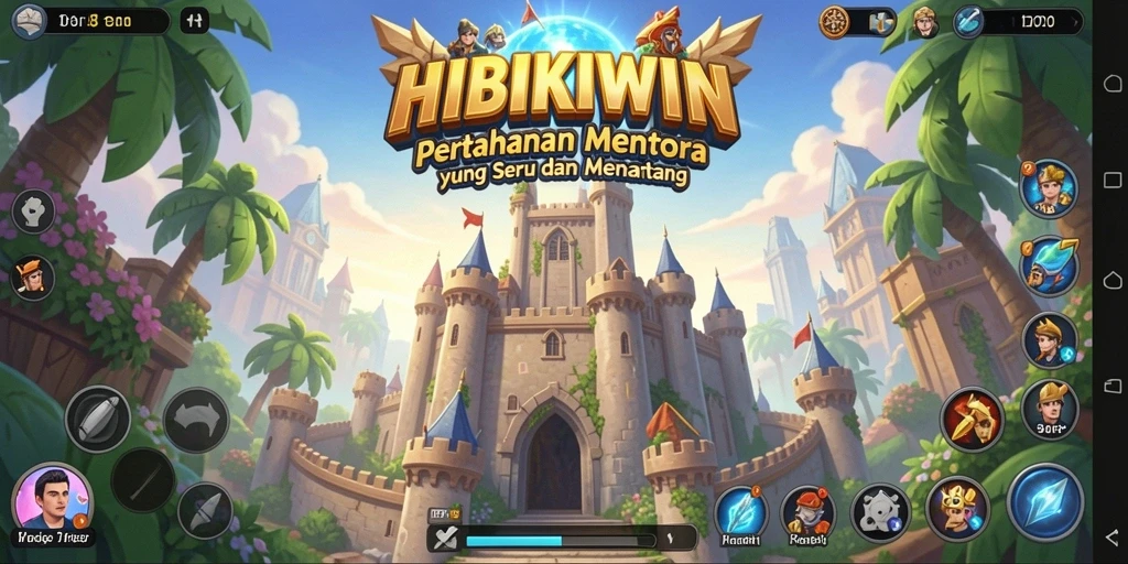 Gameplay menakjubkan Tower Defense di HIBIKIWIN.