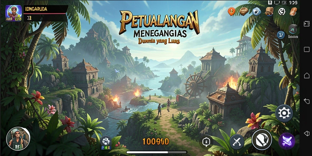 Tampilan screenshot utama IDNGARUDA menampilkan aksi seru dalam gameplay petualangan.