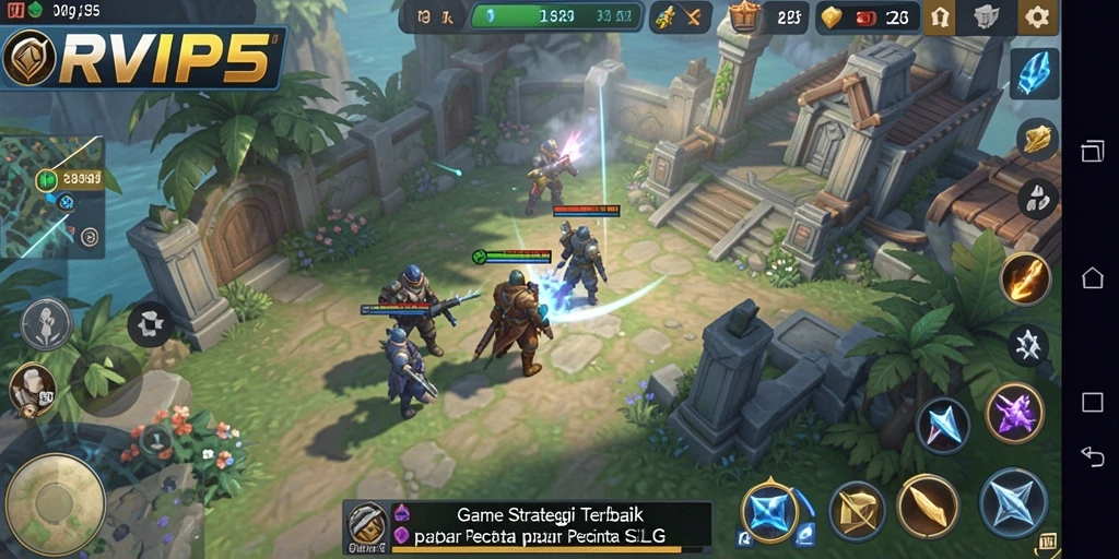 Tampilan gameplay yang menarik dalam RVIP5 dengan pertempuran yang seru.