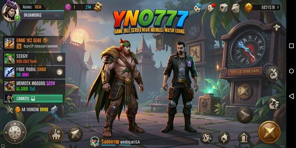 Screenshot gameplay YONO777 menampilkan aktivitas otomatis yang mengasyikkan.